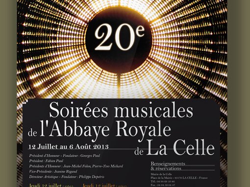 l’Abbaye Royale de La Celle s’affiche